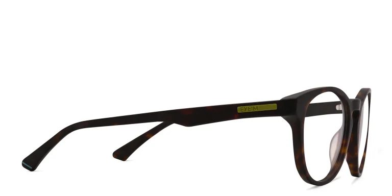 Shop EYE'M Round Eyeglasses in Havana online.