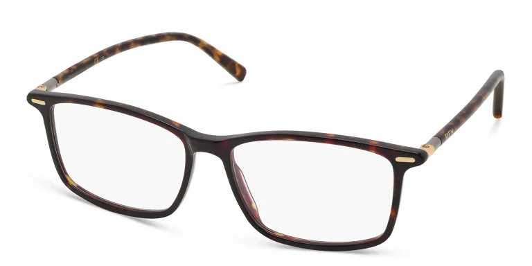 Shop EYE'M Rectangle Eyeglasses in Havana online.