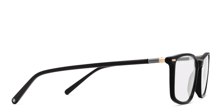 Shop EYE'M Rectangle Eyeglasses in Black online.