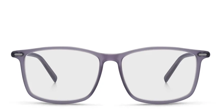 Shop EYE'M Rectangle Eyeglasses in Grey online.