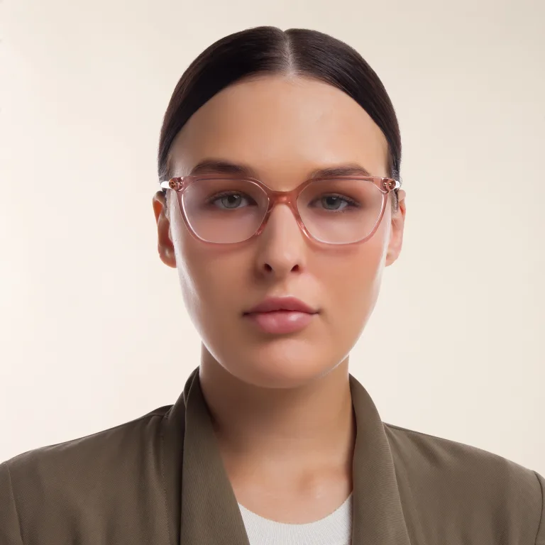 تسوق نظارة طبية بإطار مربع EYE'M بلون Pink أونلاين.