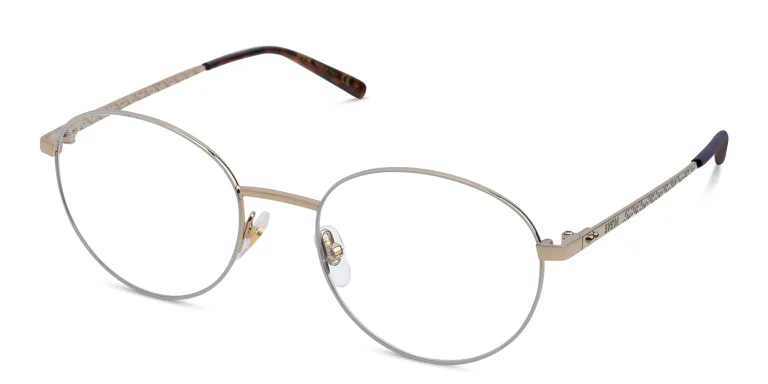 Shop EYE'M Round Eyeglasses in Gold online.