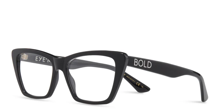 Shop EYE'M Cat-Eye Eyeglasses in Black online.