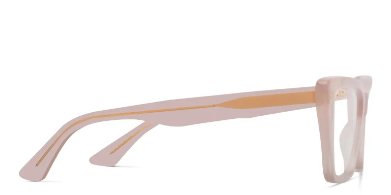 Shop EYE'M Cat Eye Eyeglasses in Nude online.