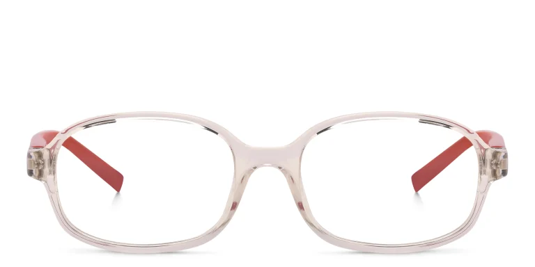 Shop EYE'M Kids Rectangle Eyeglasses in Pink online.