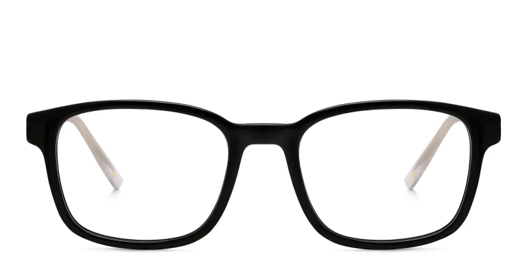 Shop EYE'M Kids Rectangle Eyeglasses in Black online.