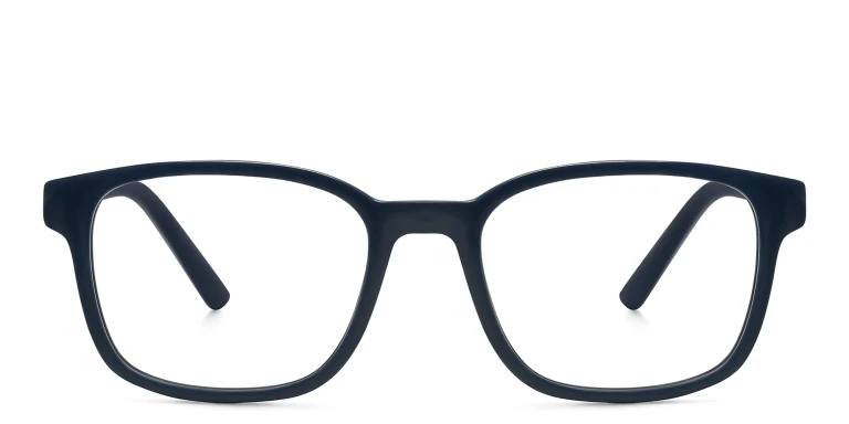 Shop EYE'M Kids Rectangle Eyeglasses in Blue online.