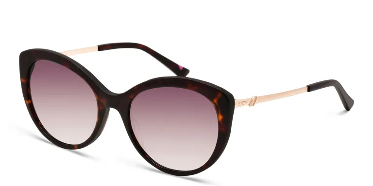 Shop EYE'M Cat Eye Sunglasses in Havana online.
