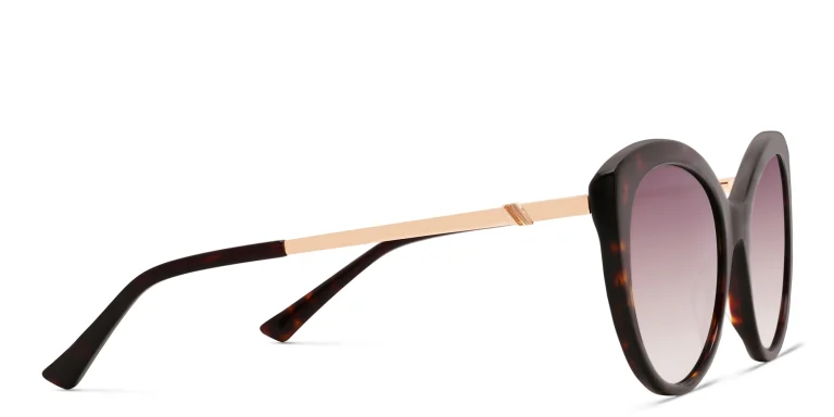 Shop EYE'M Cat Eye Sunglasses in Havana online.