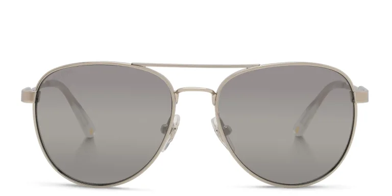 Shop EYE'M Kids Aviator Sunglasses in Silver online.