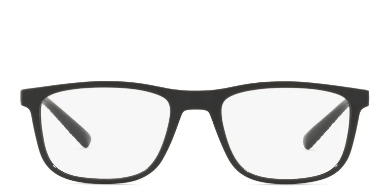 Shop Dolce & Gabbana Wide Rectangle Eyeglasses in Black online.
