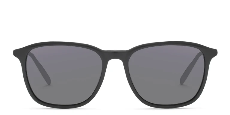 Shop MONTBLANC Square Sunglasses in Black online.