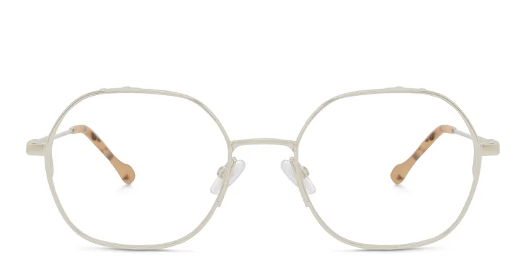 Shop ISABEL MARANT Irregular Eyeglasses in Silver online.