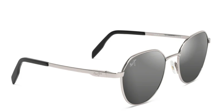 Shop Maui Jim Hukilau 845 Unisex Round Sunglasses in Grey online.