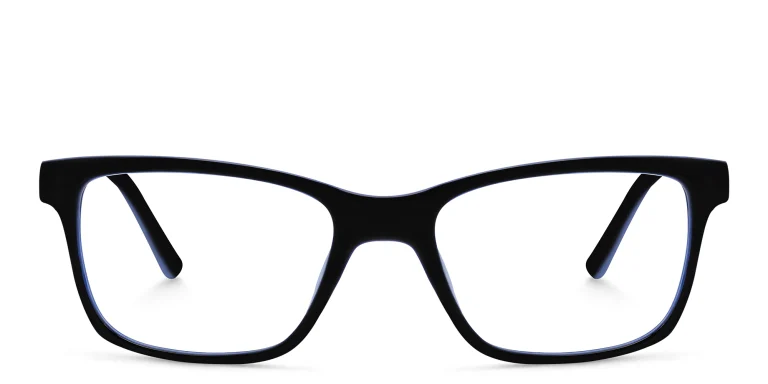 Shop EYE'M Kids Rectangle Eyeglasses in Black online.