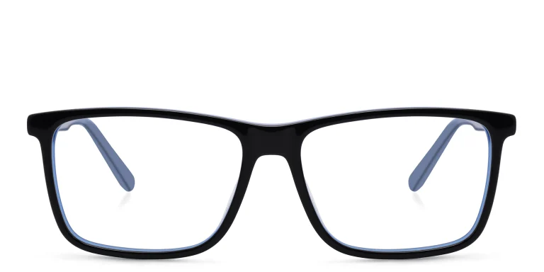 Shop EYE'M Kids Rectangle Eyeglasses in Black online.