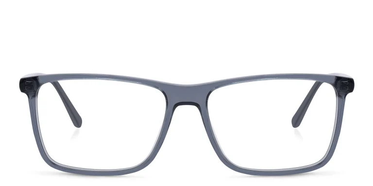 Shop EYE'M Kids Rectangle Eyeglasses in Grey online.