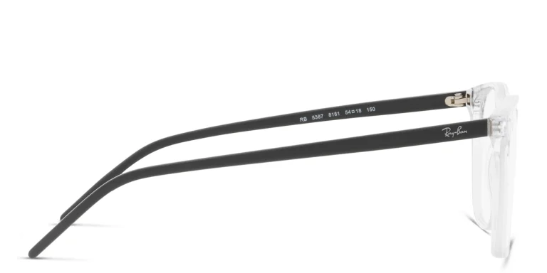 Shop Ray-Ban Unisex Square Eyeglasses in Clear online.