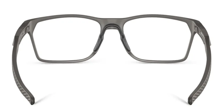 Shop Oakley Hex Jector Wide Rectangle Eyeglasses in Grey online.
