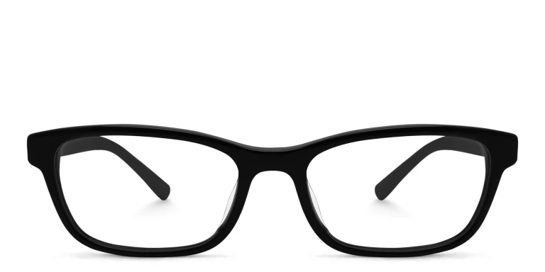 Shop EYE'M Rectangle Eyeglasses in Black online.