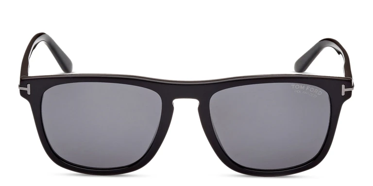 Shop TOM FORD Gerard-02 Square Sunglasses in Black online.