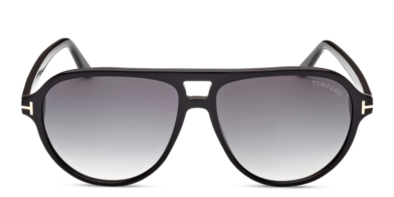 Shop TOM FORD Pilot Sunglasses in Black online.
