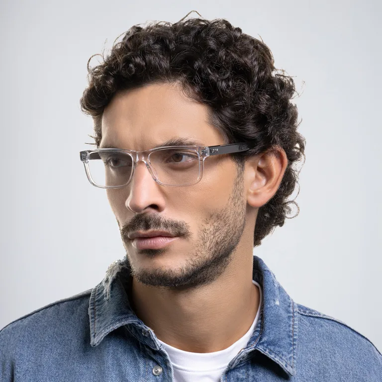 تسوق نظارات طبية مستطيلة EYE'M بلون شفاف أونلاين.