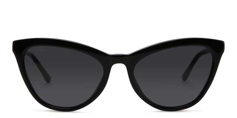 Shop EYE'M Cat Eye Sunglasses in Black online.