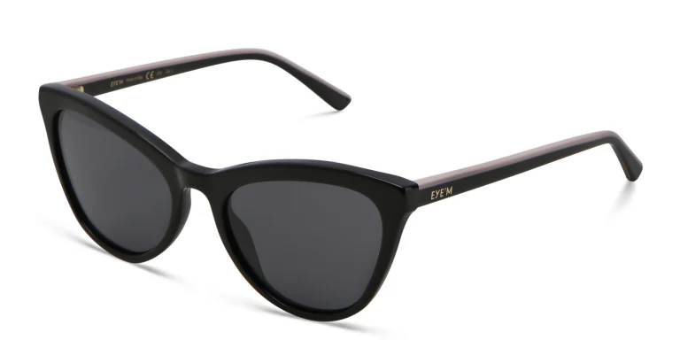 Shop EYE'M Cat Eye Sunglasses in Black online.
