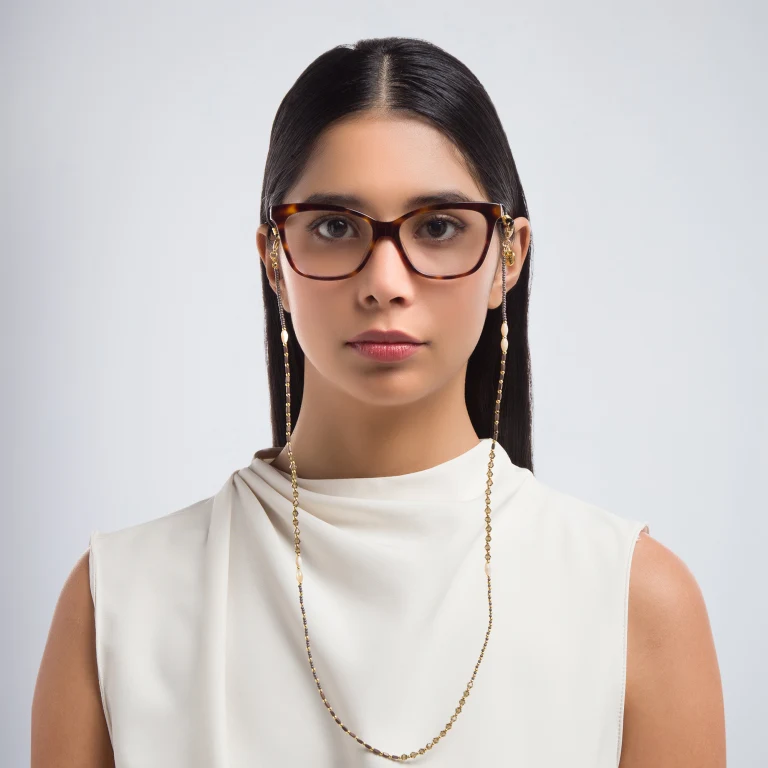 Shop Sunny Cords Stainless Steel Glasses Chain in Gold online.