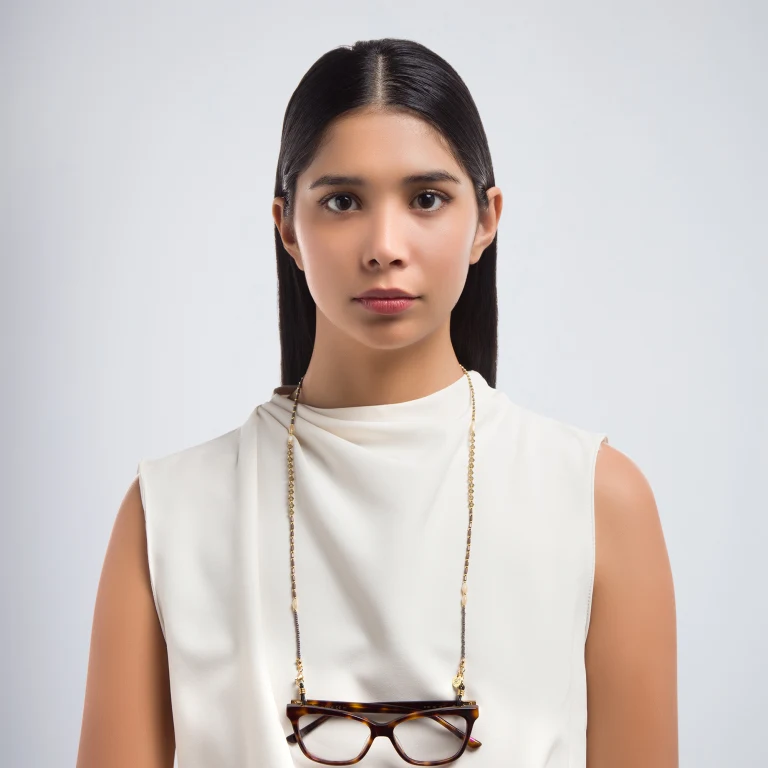 Shop Sunny Cords Stainless Steel Glasses Chain in Gold online.