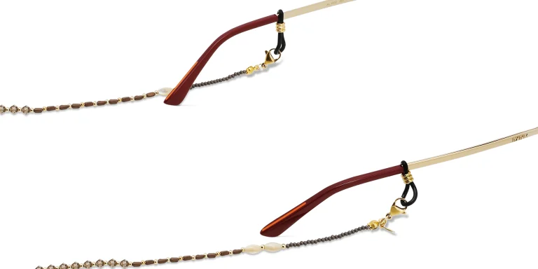 Shop Sunny Cords Stainless Steel Glasses Chain in Gold online.