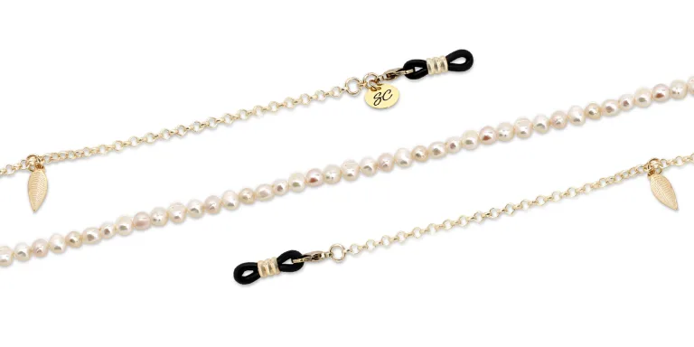 Shop Sunny Cords Stainless Steel Glasses Chain in Gold online.