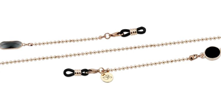 Shop Sunny Cords Stainless Steel Glasses Chain in Gold online.