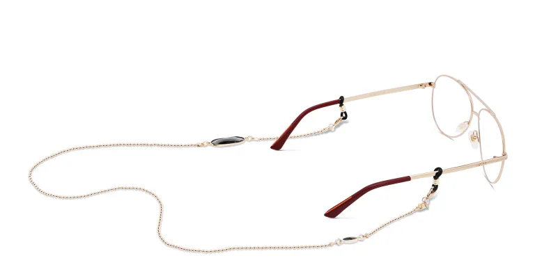 Shop Sunny Cords Stainless Steel Glasses Chain in Gold online.