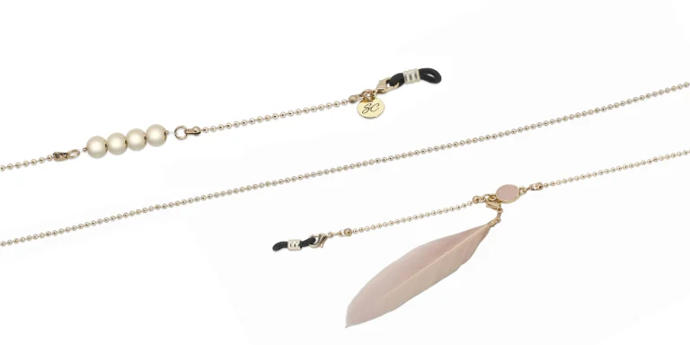 Shop Sunny Cords Stainless Steel Glasses Chain in Gold online.