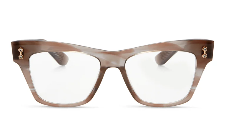 Shop AKONI Sagitta Cat Eye Eyeglasses in Pink online.