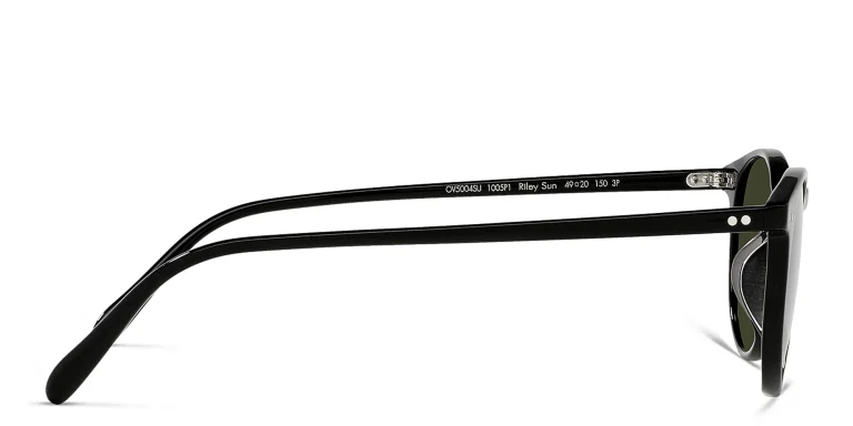 Shop OLIVER PEOPLES Unisex Panthos Sunglasses in Black online.