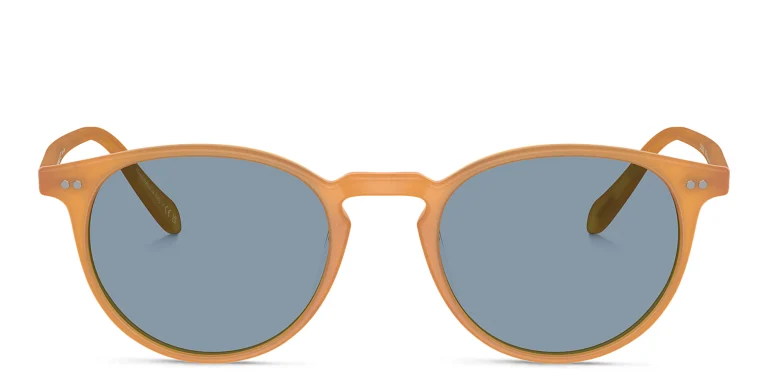 Shop OLIVER PEOPLES Unisex Panthos Sunglasses in Orange online.