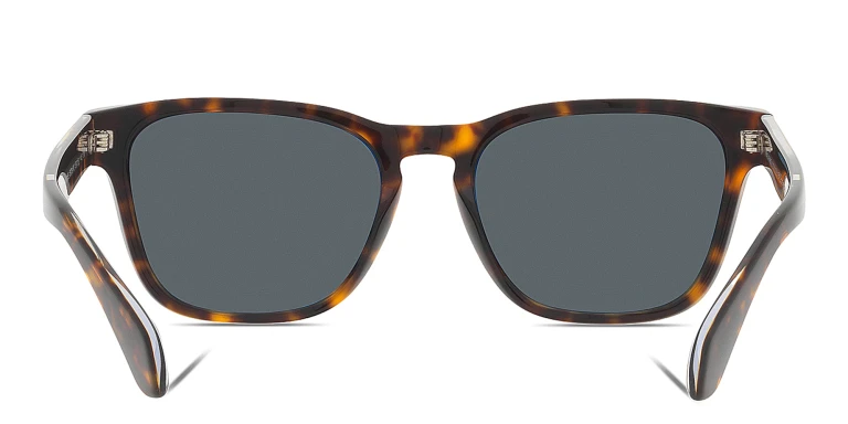 Shop GIORGIO ARMANI Square Sunglasses in Havana online.