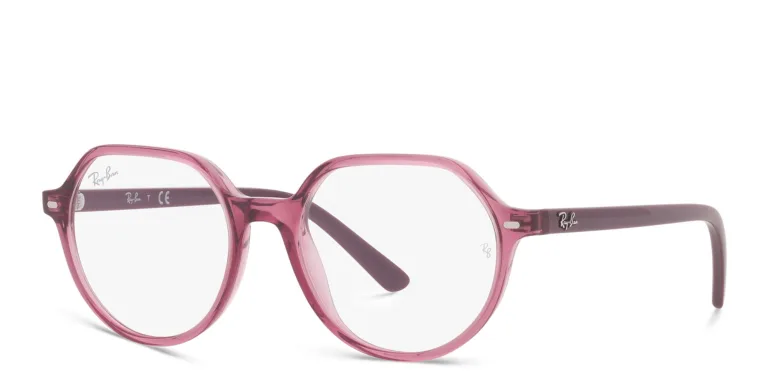 Shop Ray-Ban Junior Thalia Kids Irregular Eyeglasses in Pink online.