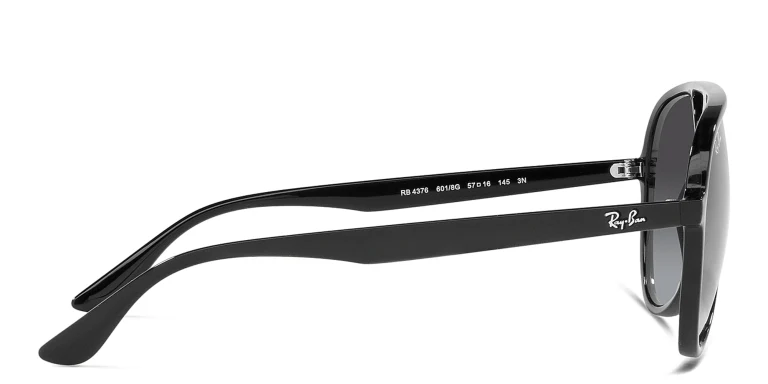 Shop Ray-Ban Unisex Pilot Sunglasses in Black online.