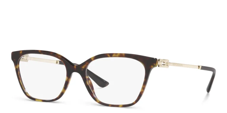 تسوق نظارة طبية بإطار مستطيل واسع بولغري بلون مموه أونلاين.