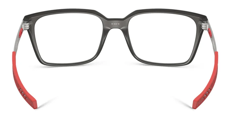 Shop Oakley Rectangle Eyeglasses in Grey online.