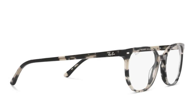 Shop Ray-Ban Elliot Unisex Irregular Eyeglasses in Black online.