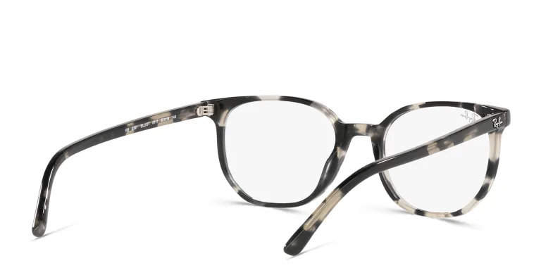 Shop Ray-Ban Elliot Unisex Irregular Eyeglasses in Black online.