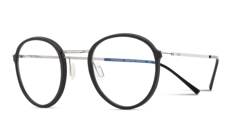 Shop MONOGRAM Unisex Panthos Eyeglasses in Black online.