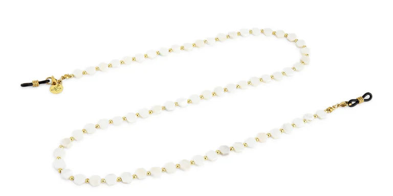Shop Sunny Cords Stainless Steel Glasses Chain in Gold online.