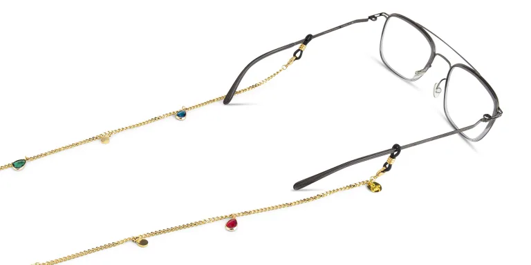 Shop Sunny Cords Ella Glasses Chain in Gold online.