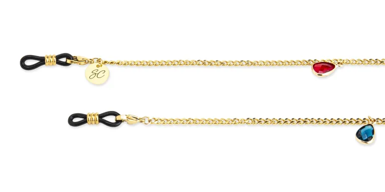 Shop Sunny Cords Ella Glasses Chain in Gold online.